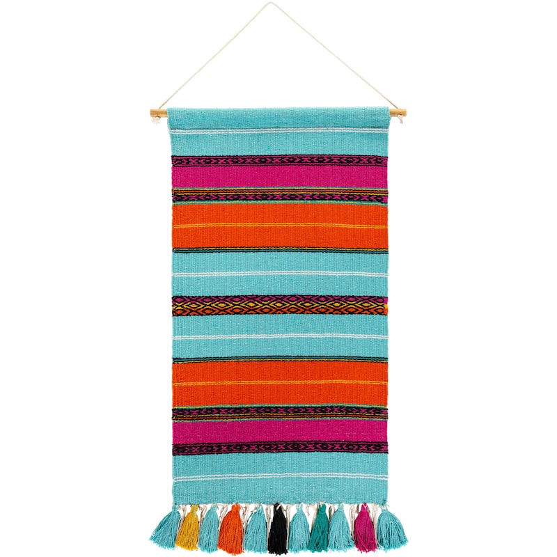 Artistic Weavers Tomi Bright & Bold Striped Wall Hanging - 36"H x 18"W