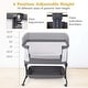 preview thumbnail 19 of 19, Costway Baby Bassinet Bedside Sleeper with 6-Level Adjustable Height - See Details