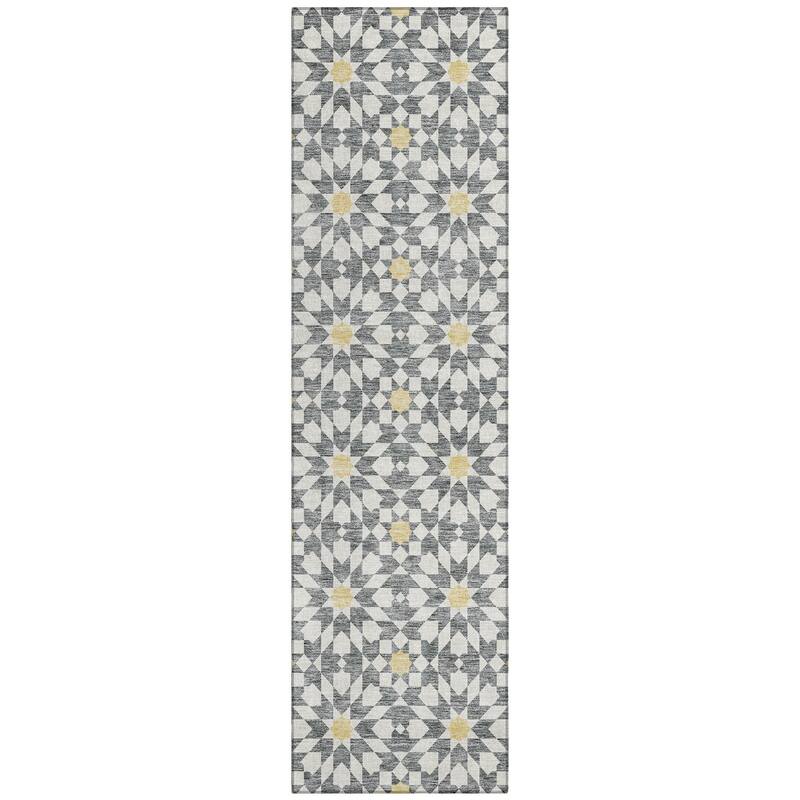 Machine Washable Indoor/ Outdoor Chantille Morrocan Boho Rug