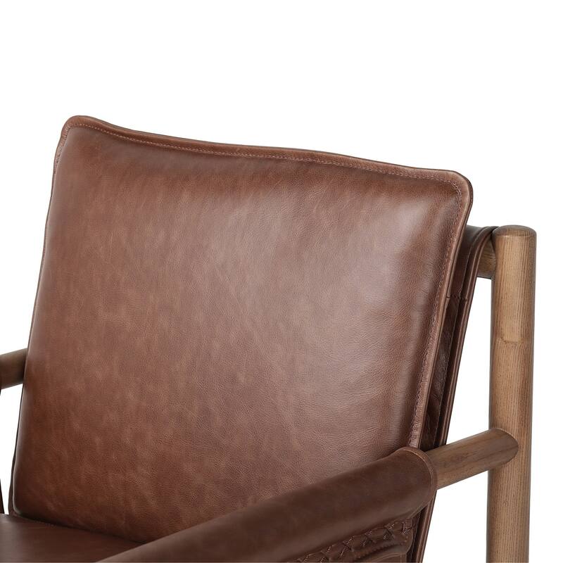 Glinda Dining Chair-Havana Brown - 23.5W x 26.25 x 34.0H