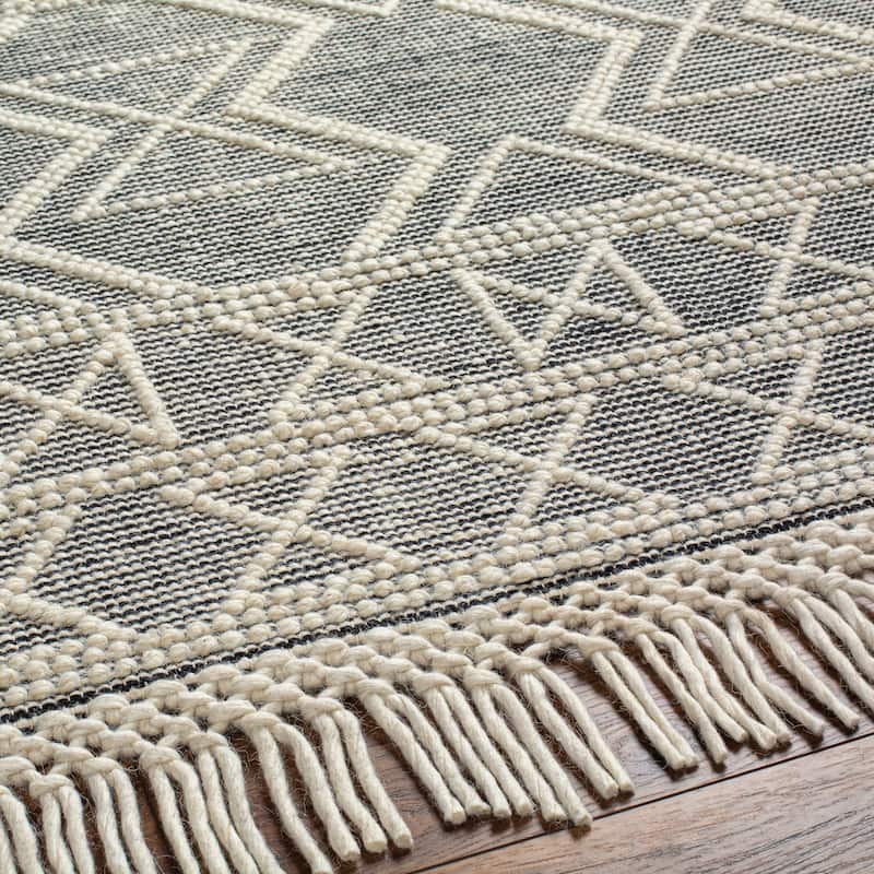 Livabliss Kenaz Handmade Tribal Wool & Jute Area Rug