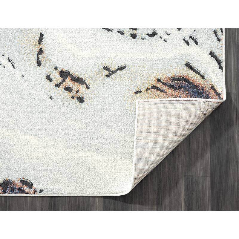 Abani Rugs Venus VNS130A Natural Stone Beige Grey Area Rug