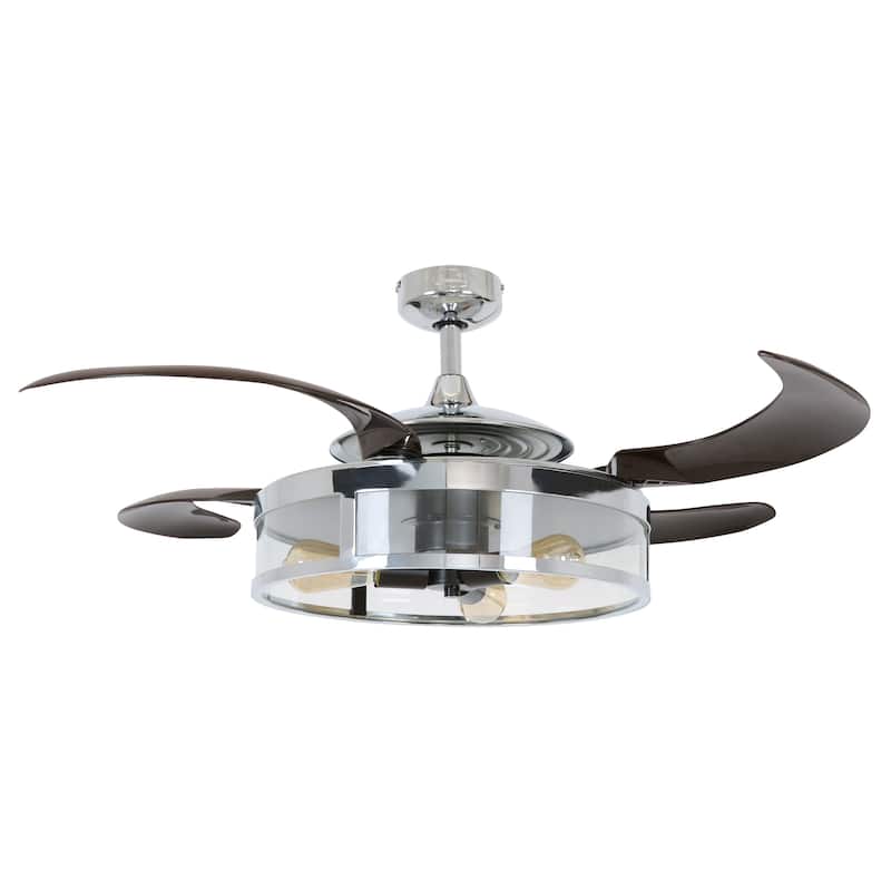 Fanaway Classic Retractable 4-blade 48-inch 3-light AC Ceiling Fan