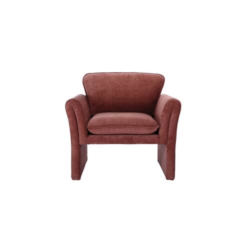 Chenille Fabric Upholstered Chair