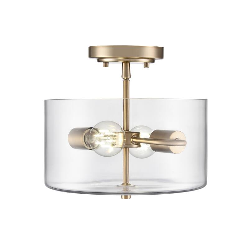 Millennium Lighting 2710 Verlana 2 Light 11" Wide Semi-Flush Drum