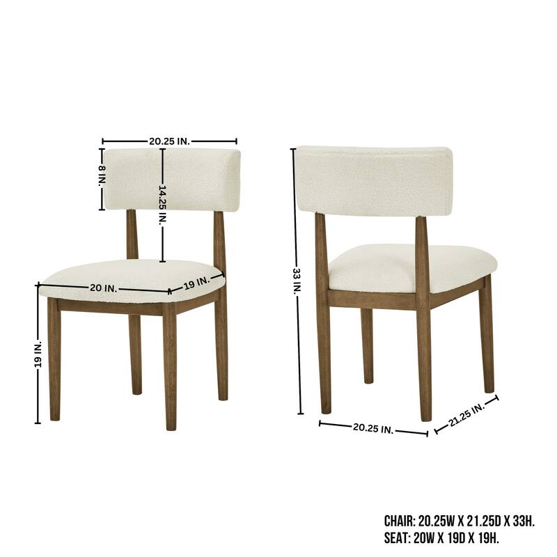 Roundhill Furniture Edo 5-Piece Dining Set, Round Table with 4 Upholstered Chairs,