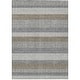 preview thumbnail 12 of 149, Machine Washable Indoor/ Outdoor Cabana Stripe Chantille Rug