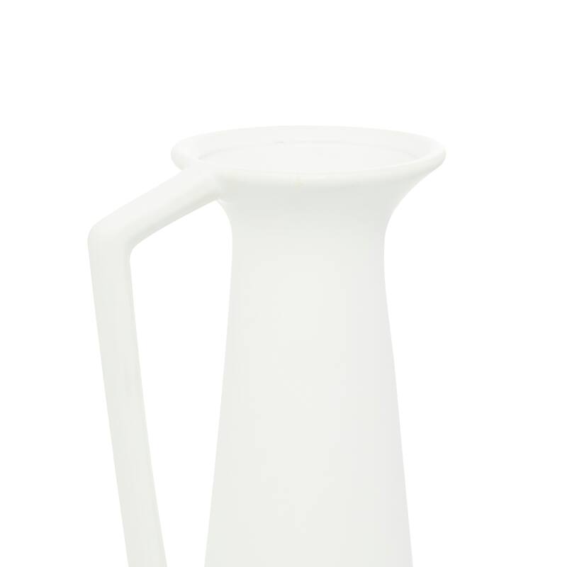 CosmoLiving by Cosmopolitan Ceramic Vase with Handles (Set of 3) - Black or White
