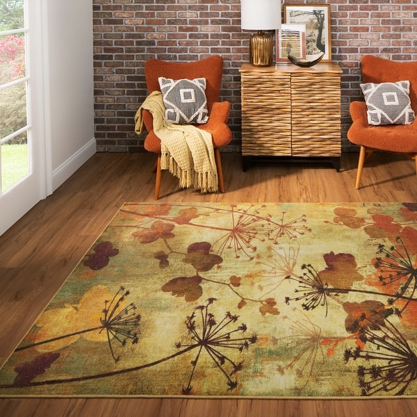 Shop Mohawk Home Autumn Branches Rustburn Area Rug On Sale Overstock 31431843