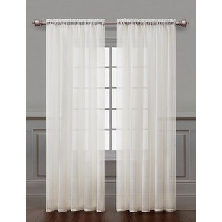 Rod Pocket Sheer Curtainsnull