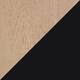 Option Sahara Birch with Matte Black Hardware