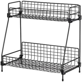 2Tier Countertop Organizer Rack for Bathroom and Kitchen Storage - 5 ...