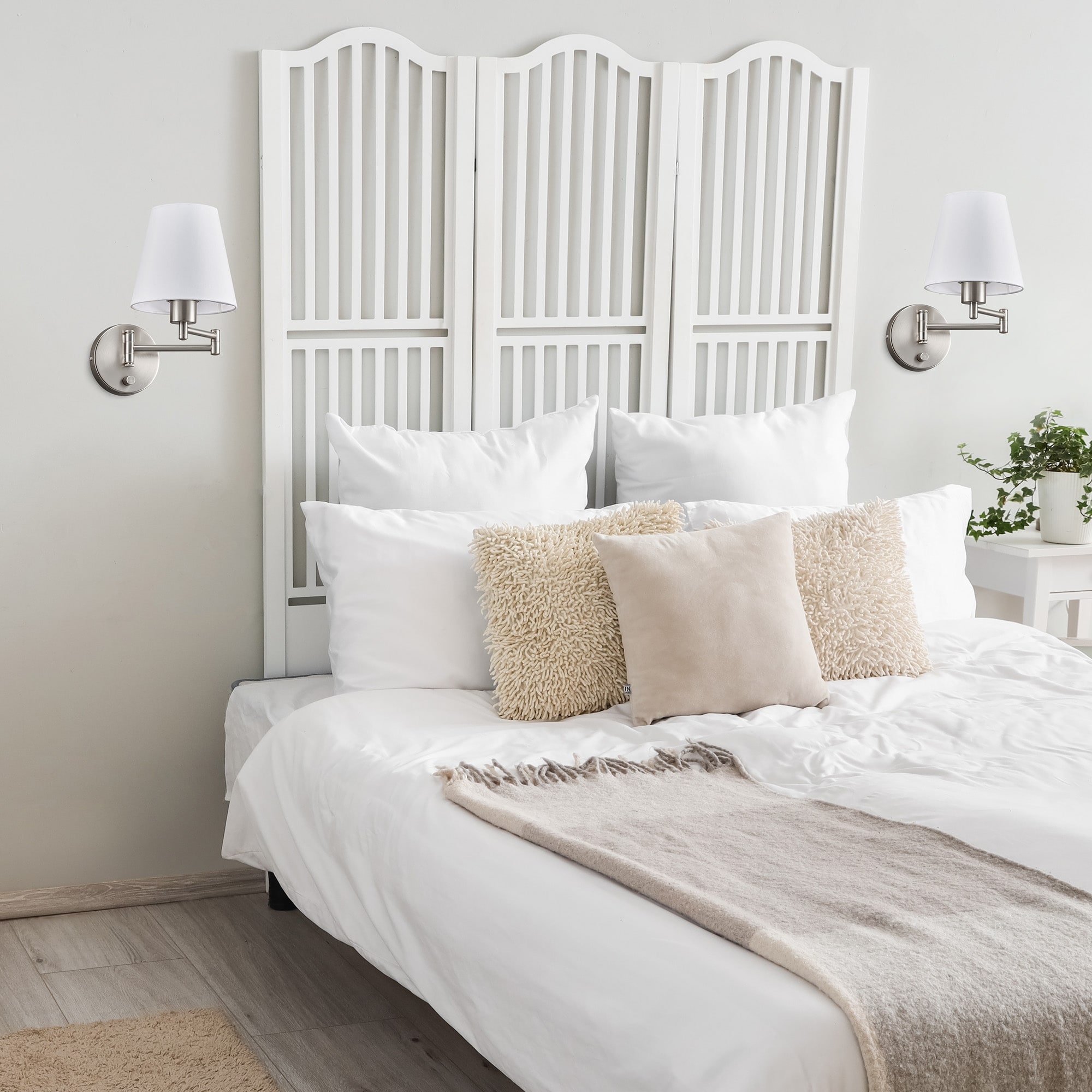 CO-Z Plug-in Swing Arm Wall Mount Sconce - On Sale - Overstock