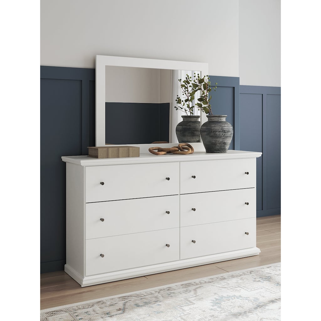 Signature Design by Ashley Bostwick Shoals White Dresser and Mirror
