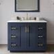 Option Dark Blue / Giotto Quartz Top / Brushed Gold