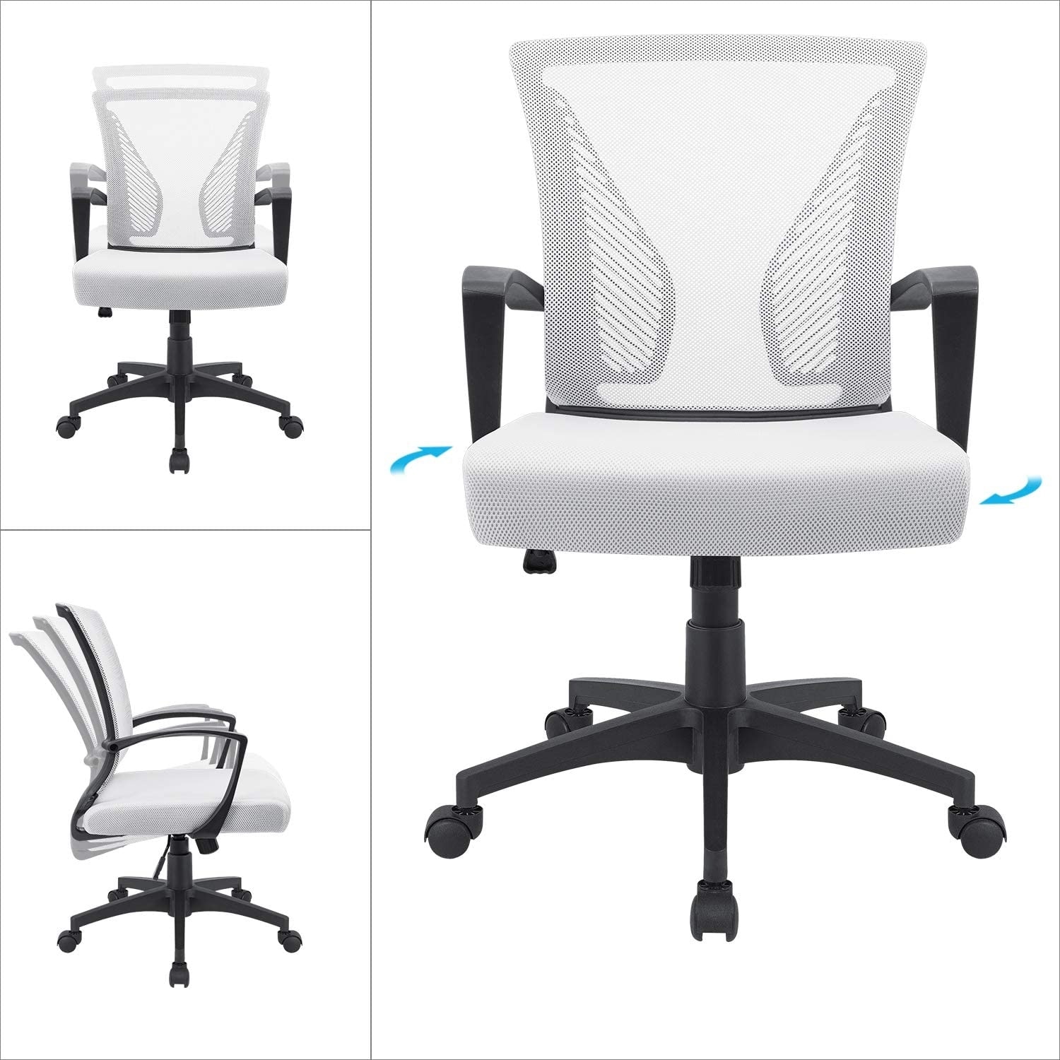 Furmax mid back sales office mesh chair
