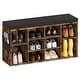 preview thumbnail 11 of 32, Shoe Storage Bench Cubby Organizer for Entryway 11.9"D x 40.9"W x 20.8"H - Brown