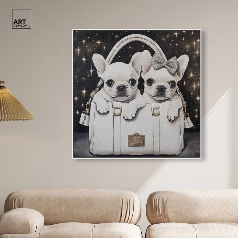 Constellation Frenchie Purse Canvas by Art Remedy