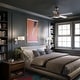 preview thumbnail 5 of 8, Carrick Collection One-Light Brushed Nickel Summer Linen Shade Transitional Wall Light - 10 in x 10.87 in x 11.75 in