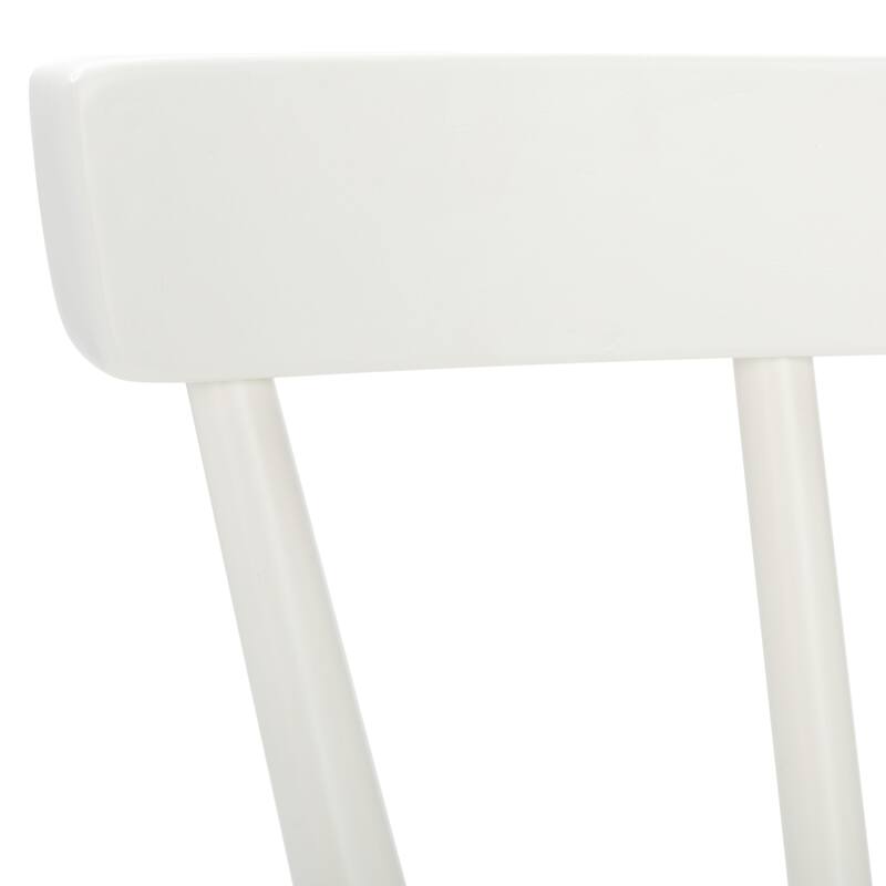 SAFAVIEH Signa Spindle Farmhouse Dining Chair (Set of 2) - 20" W x 20" D x 33" H - 20"W x 20"D x 33"H
