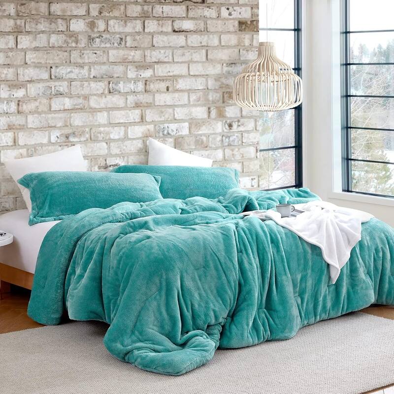 Me Sooo Comfy - Coma Inducer® Oversized Comforter Set - Dusty Turquoise - Queen