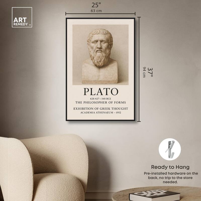 Philosopher of Forms Canvas by Art Remedy