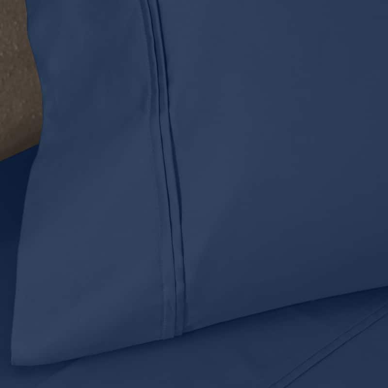 Superior Egyptian Cotton 1200 Thread Count Eco-Friendly Solid Sheet Set
