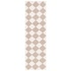 preview thumbnail 2 of 7, Martha Stewart by SAFAVIEH Jesusa Checkered Wool Rug 2'3" x 8' Runner - Natural/Beige - Runner