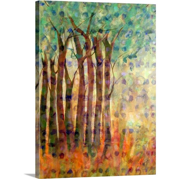 "Pattern Trees Two" Canvas Wall Art