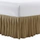 preview thumbnail 56 of 95, Serenta Pleated Bedskirt 18" Drop Queen - Incense