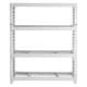 preview thumbnail 10 of 11, Gladiator GarageWorks 60- inch Wide Heavy Duty Rack with 4 Shelves 60" w x 72" H X 18" D - Hammered-White