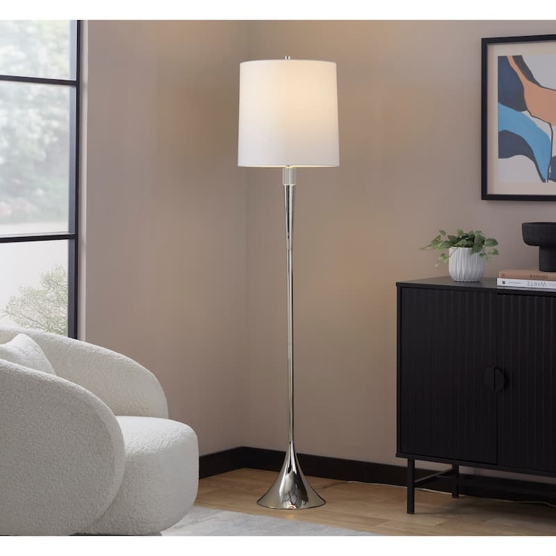 Porch & Den Corday 65” Metal Floor Lamp (Set of 2)