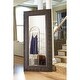 preview thumbnail 3 of 9, Allan Andrews Brown Full Length Decorative Pamela Mirror - 40" x 84" x 3"