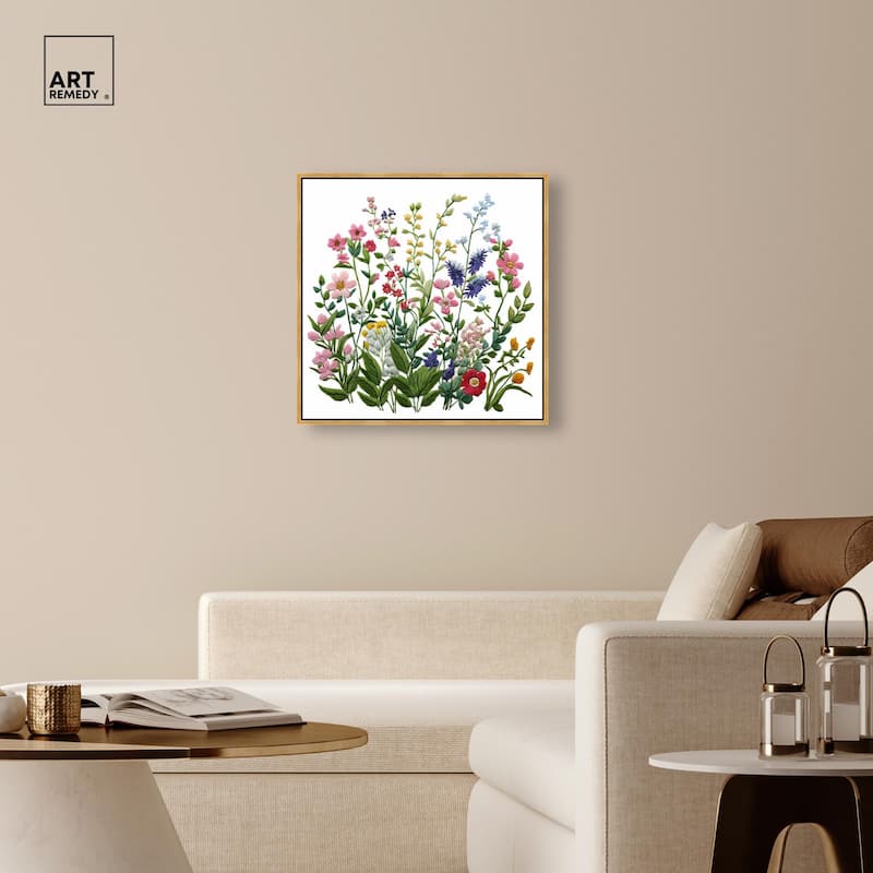Wildflower Patch II Canvas by Art Remedy