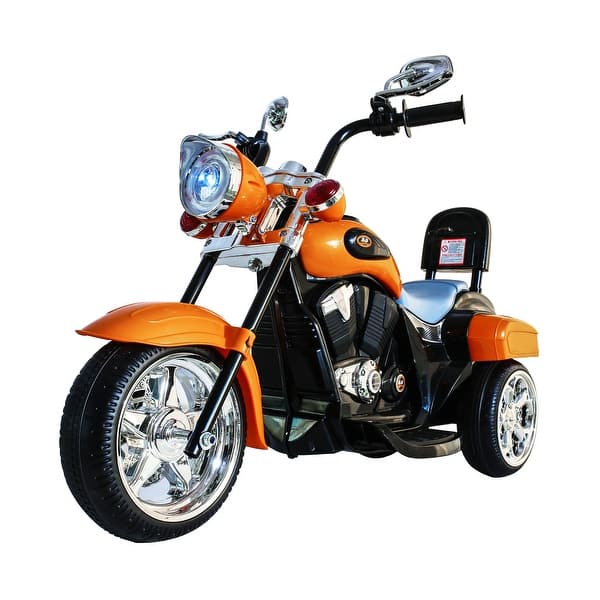 slide 1 of 1, 6V Chopper Style Ride on Trike Orange