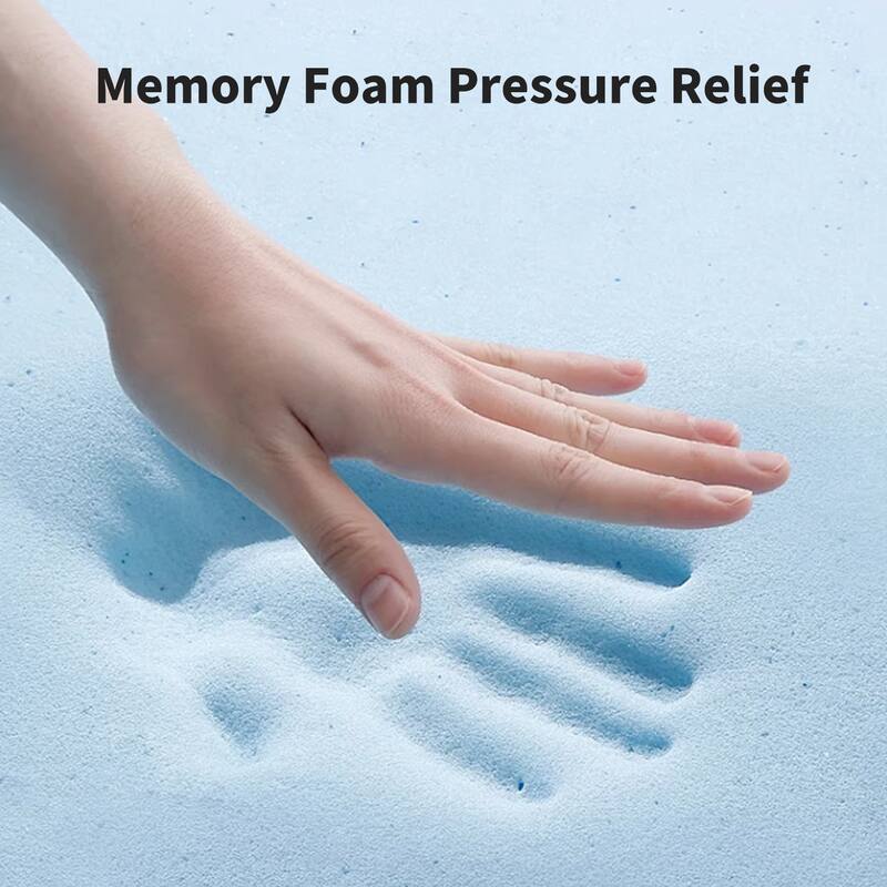 12 Inch 7-Zoned Cool Memory Foam Individual Pocket Spring Hybrid Mattress