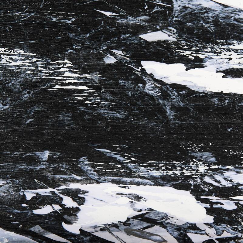 Black Strokes I (30 x 60) Framed Canvas Art Print
