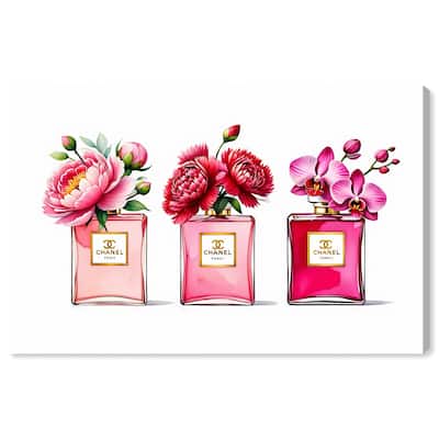 Fragrant Florals Canvas by Art Remedy, Gallery Wrapped