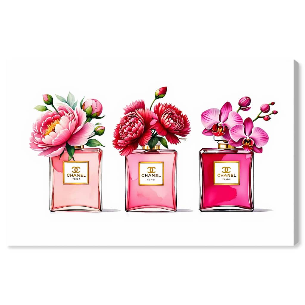 Fragrant Florals Canvas by Art Remedy, Gallery Wrapped