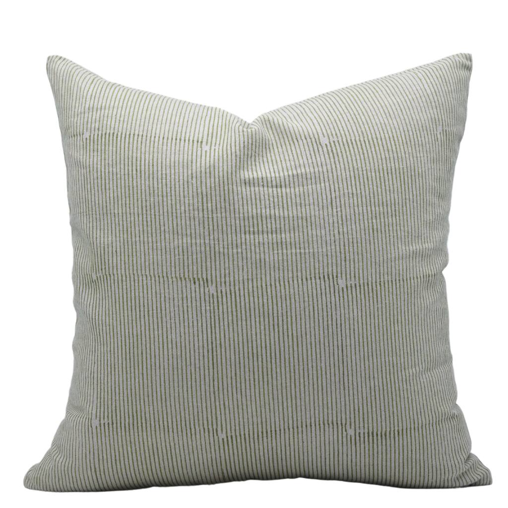 Fabdivine Linen Square Block print pillow Cover