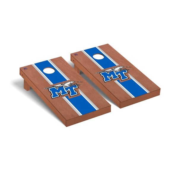 slide 2 of 5, Middle Tennessee Blue Raiders Rosewood Cornhole Board Set