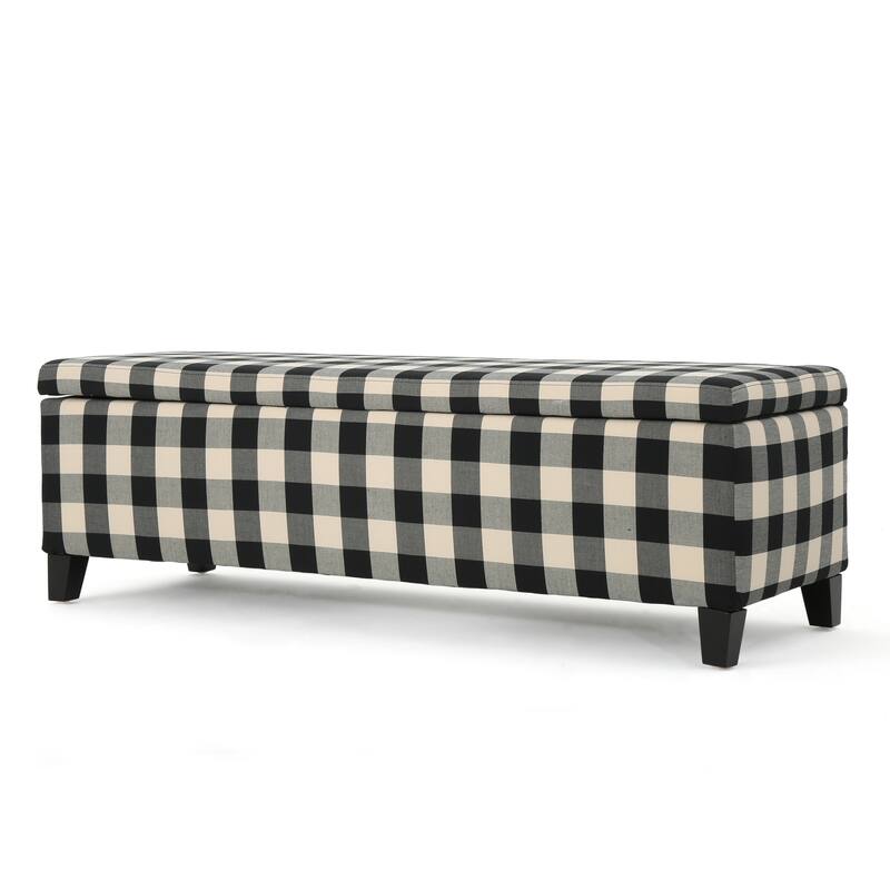 Stylish Decorative Bench with Wooden Frame, Makeup Bench, Upholstered Storage Bench with Flip Cover Hallway Bench