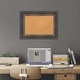 preview thumbnail 46 of 48, Bark Rustic Framed Cork Bulletin Memo Board