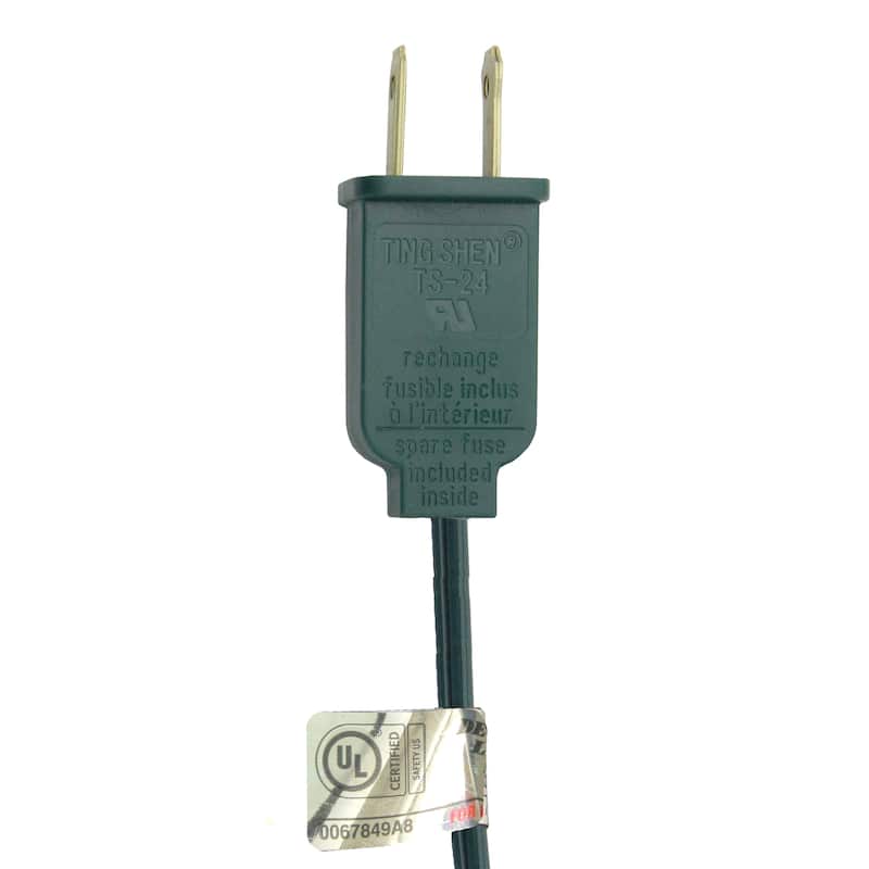 Set of 25 Opaque Vibrant Multi-Color C9 Christmas Light Set 24ft Green Wire - 24'