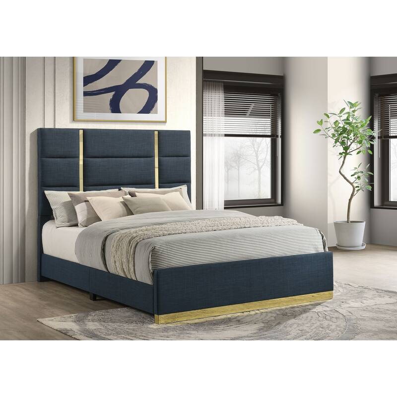 Ines 52-inch Fabric Upholstered Panel Bed
