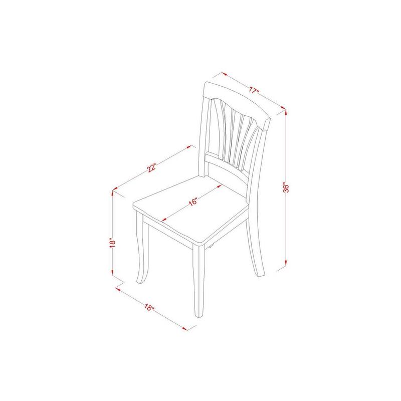 HomeStock 5-Piece Round Buttermilk and Cherry Finish Solid Wood Top Dining table with 4 Chairs with Lattice Back
