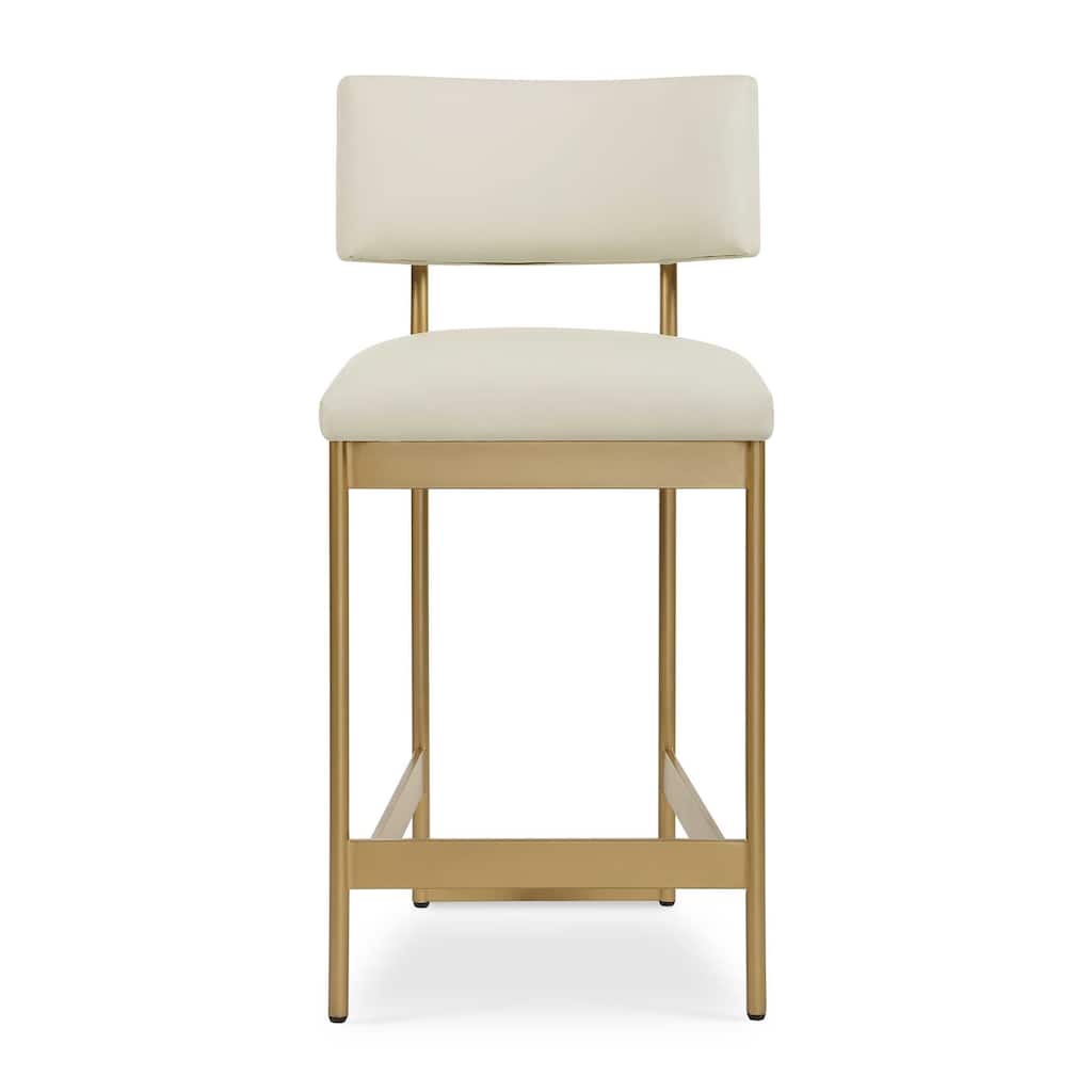 Uttermost Apsley Gold Counter Stool - 18.00" W x 36.75" H x 22.50" D
