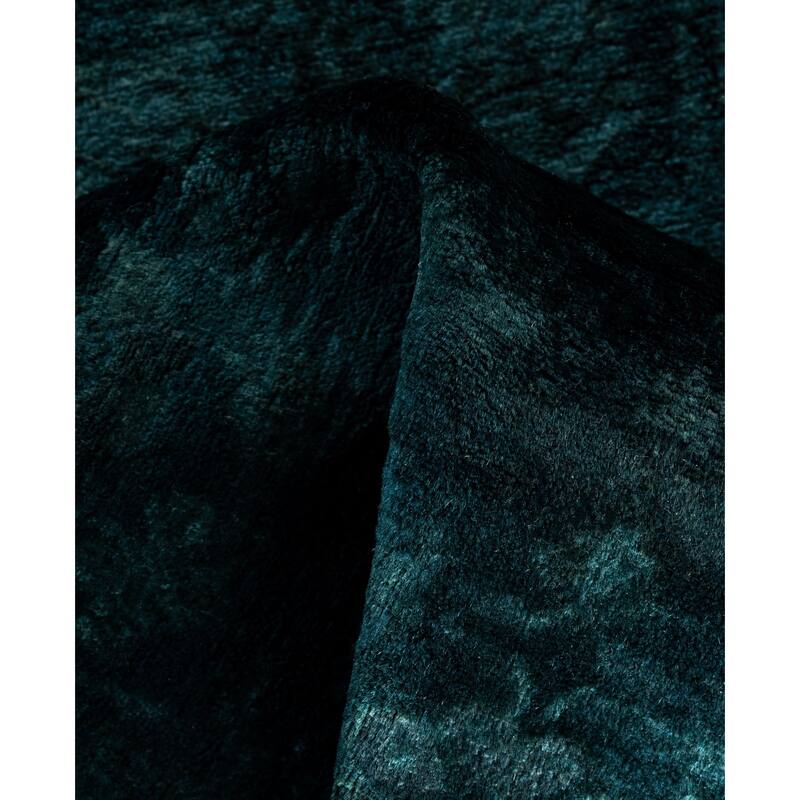 Overdyed One-of-a-Kind Hand-Knotted Area Rug - Green - 3' 3" x 5' 2"