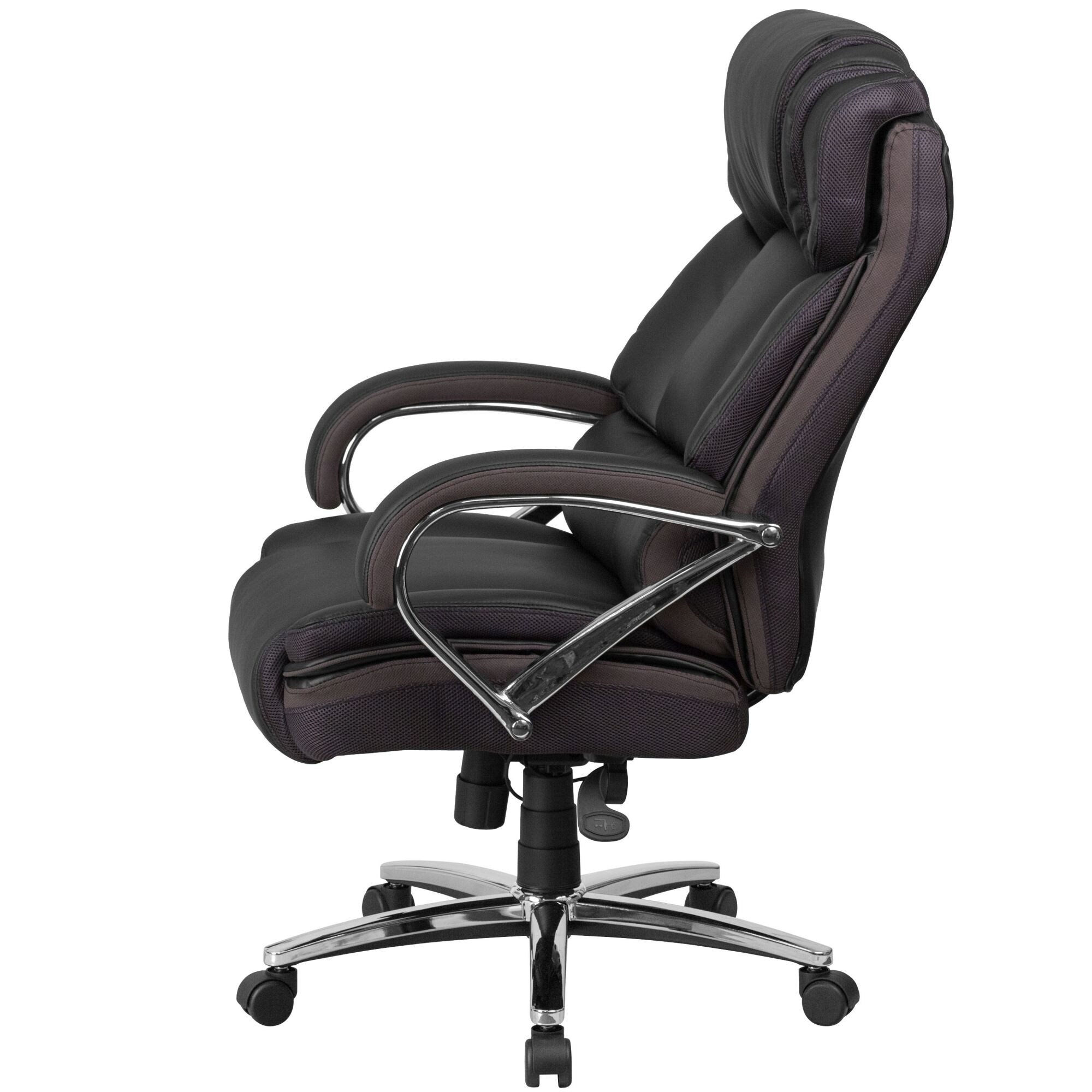 Shop Delacora Ff Go 2222 27 5 Wide Leather Executive Swivel Chair