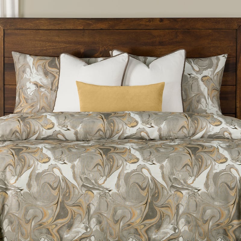 Siscovers Wanderlust Marble Print Duvet Set